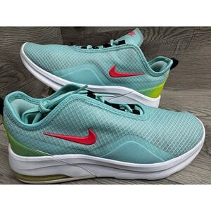 Nike Air Running Shoes Womens 9 Max Motion 2 CW5602-300 Turquoise Aqua Blue Sea